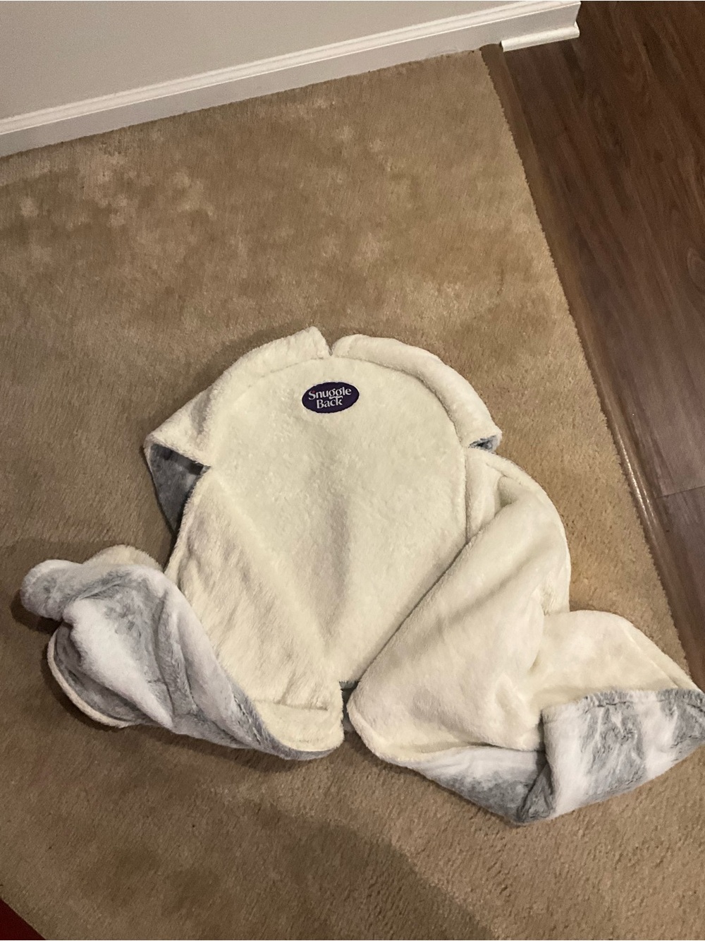 Snuggle Back chair blanket